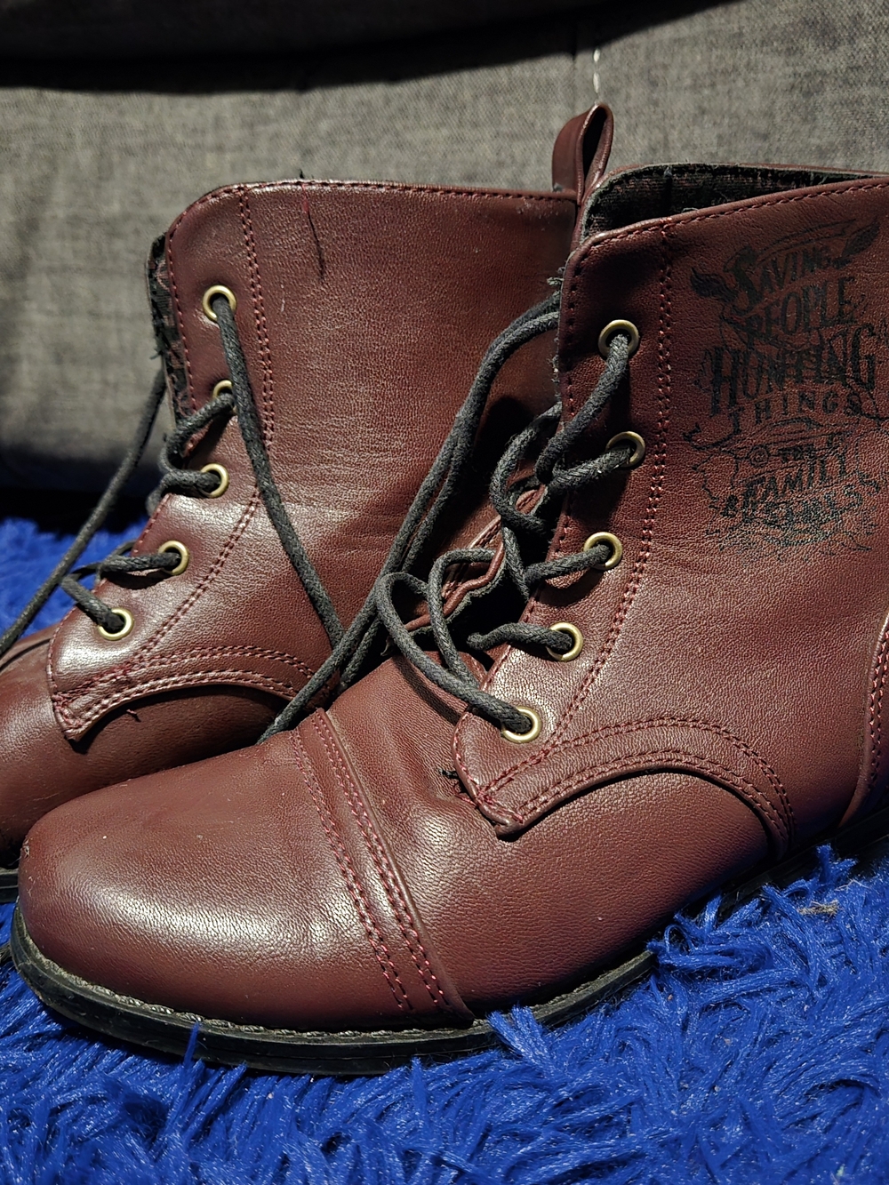 Supernatural Family Business Ankle Combat Boots
